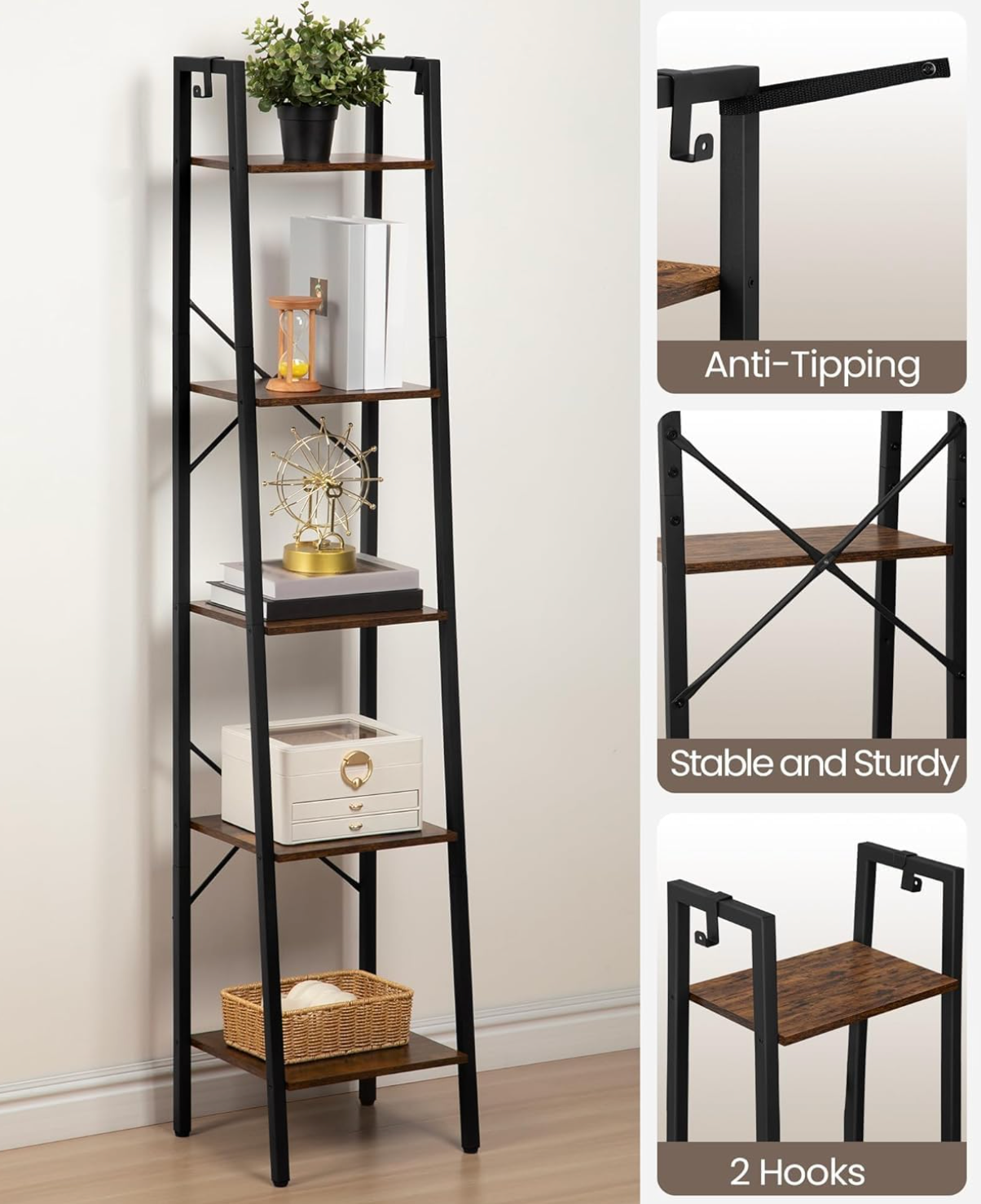 The Poets’ Nook Ladder Shelf