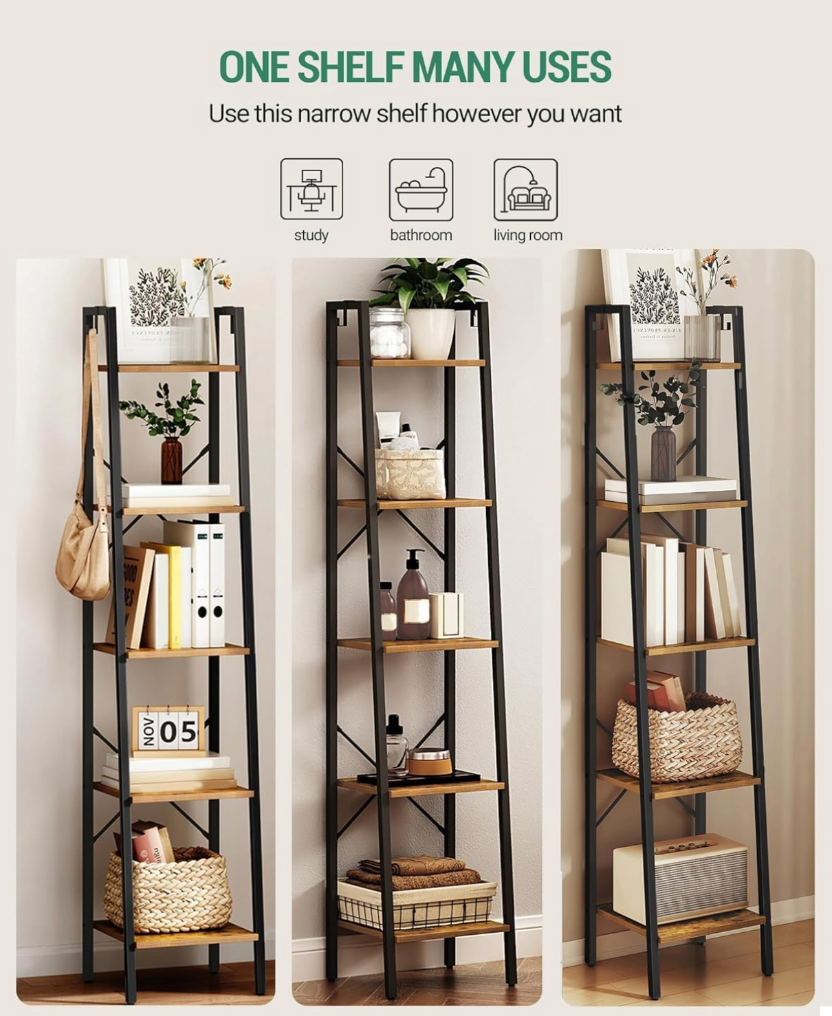 The Poets’ Nook Ladder Shelf