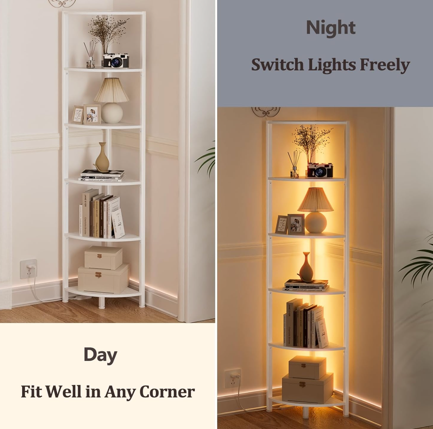 The Luminary Corner Shelf