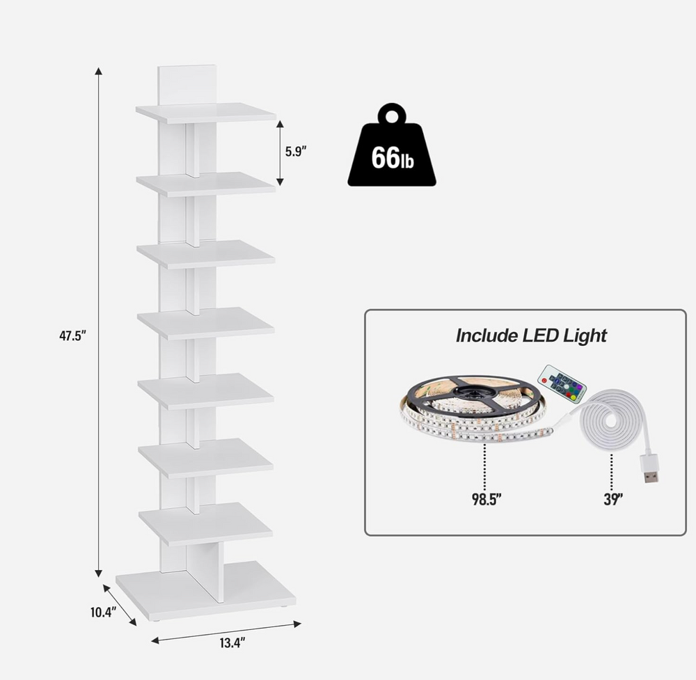 Dimensions for The Skyline Glow Tower
