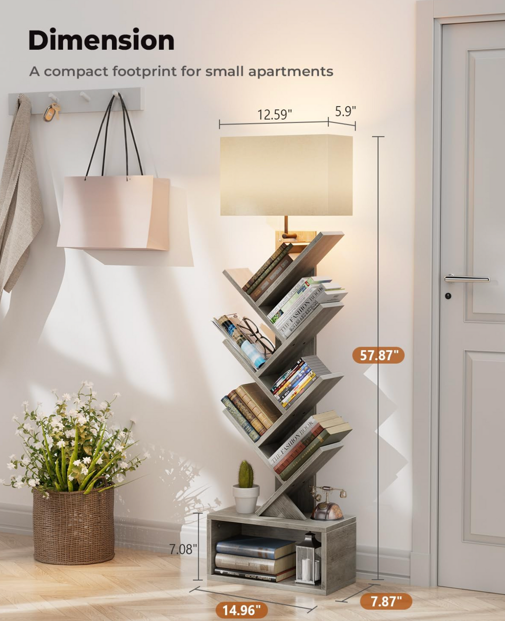 Dimensions for The Luminary Leaf Shelf