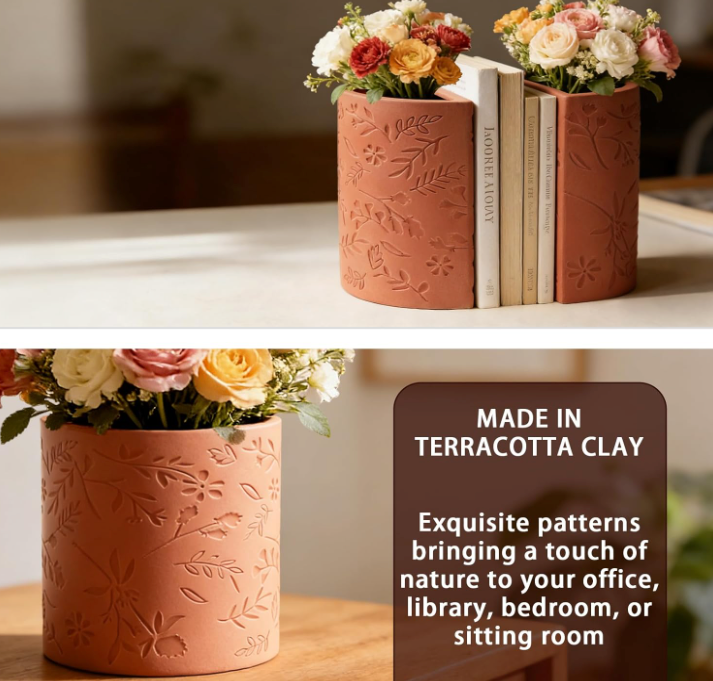 The Floraform Bookend Vase