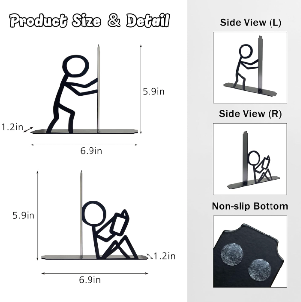 The Silhouette Seekers Bookends